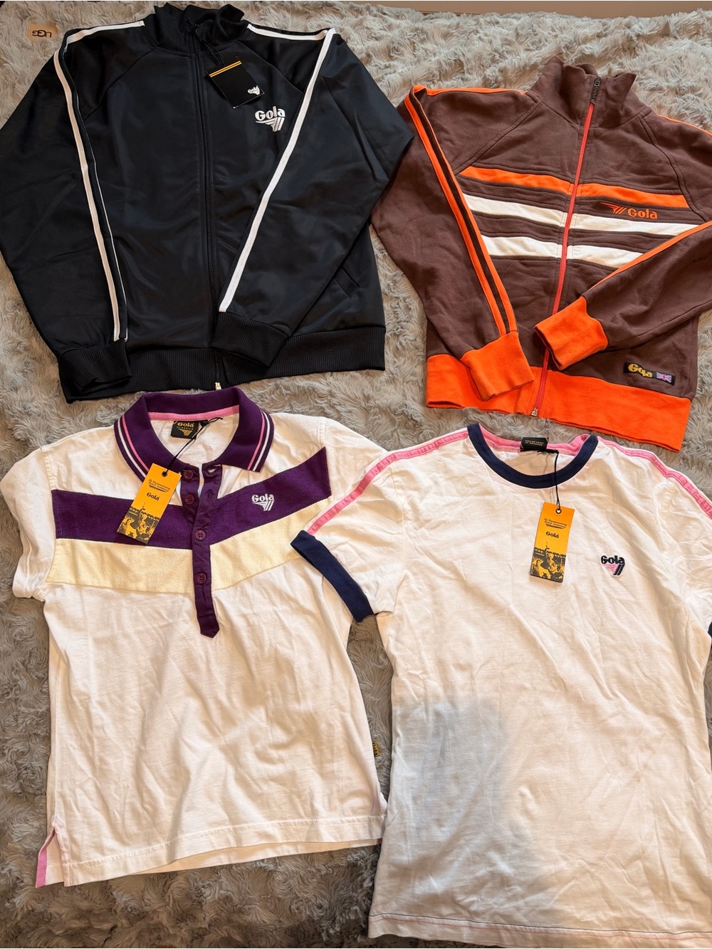 Bundle of 4 Gola Pieces- 2 Tops & 2 Track Jackets